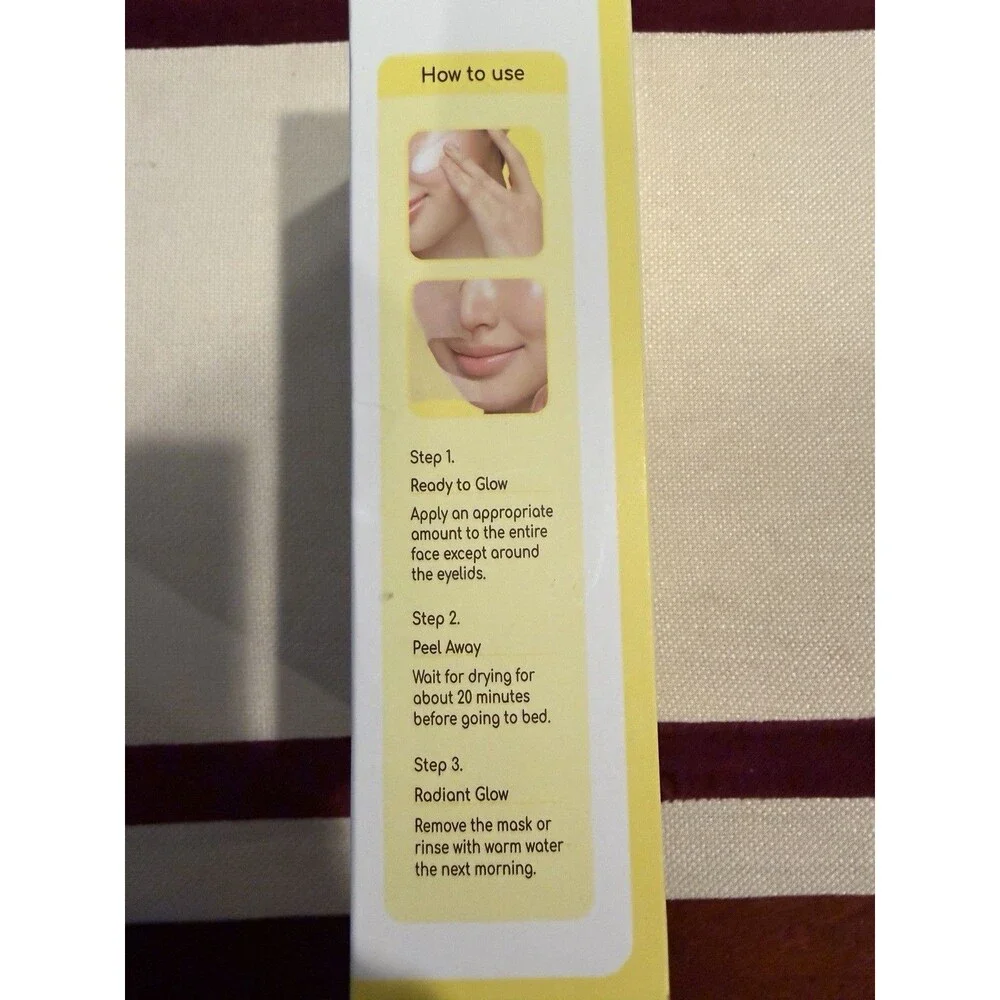 NEW IN BOX Dearboo Dark Spot Care Vitamin C Wrapping Mask Korean Skin Care